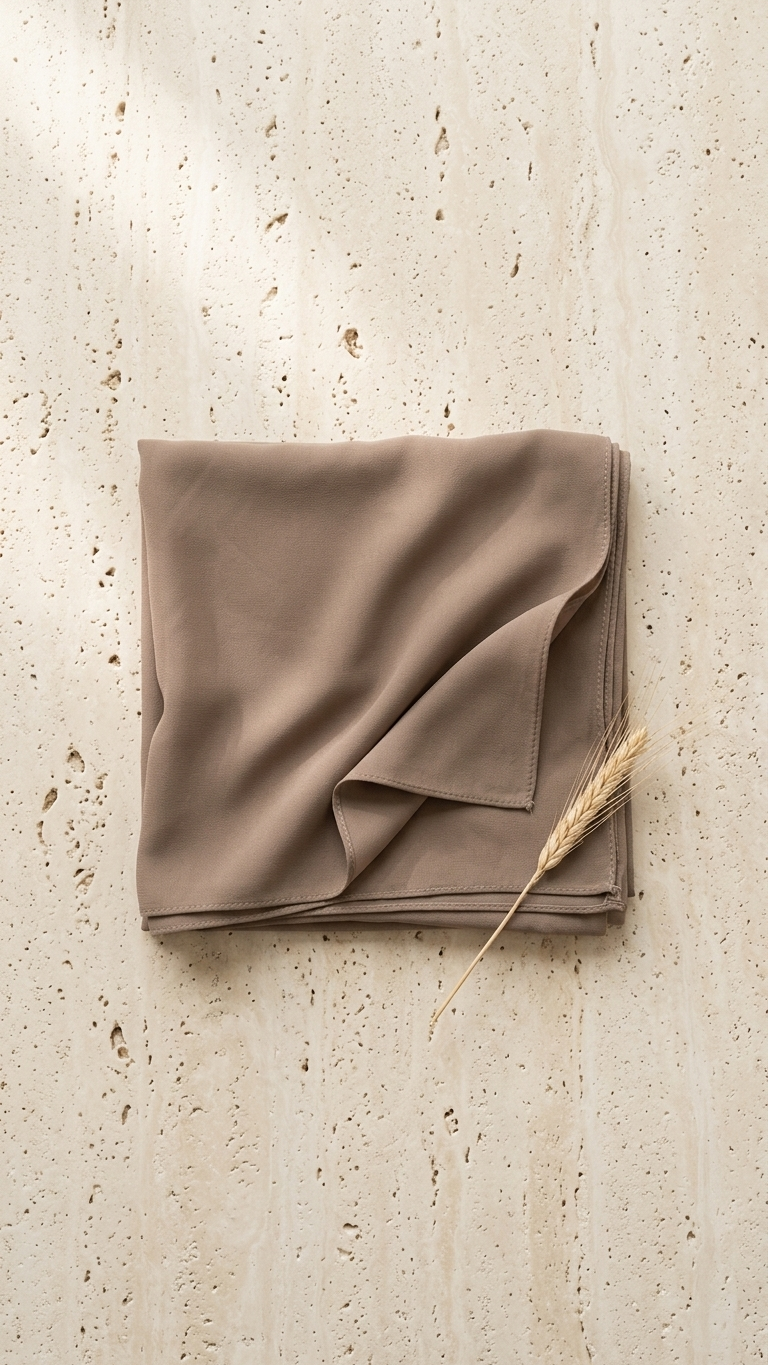 Chiffon Hijab – Coffee Brown