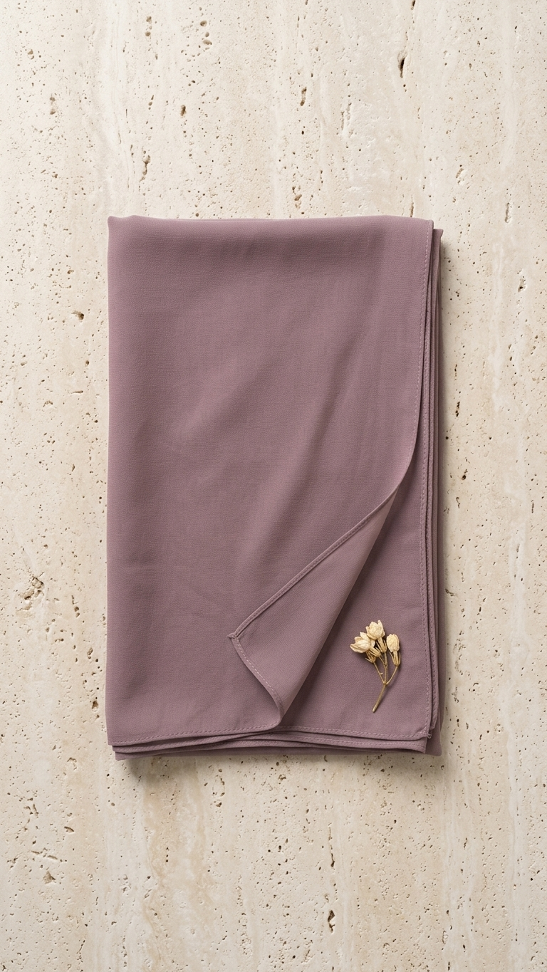 Chiffon Hijab – Dust Rose