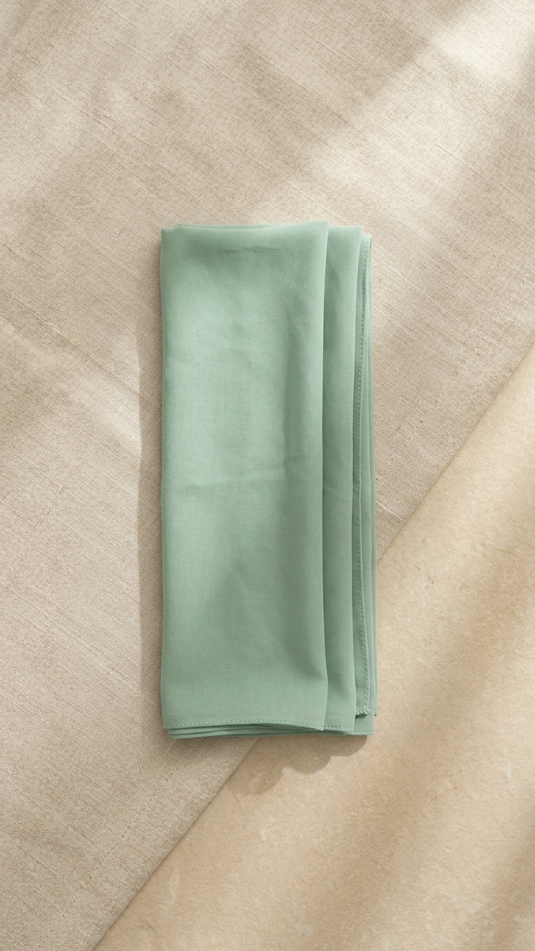 Chiffon Hijab – Mint Green