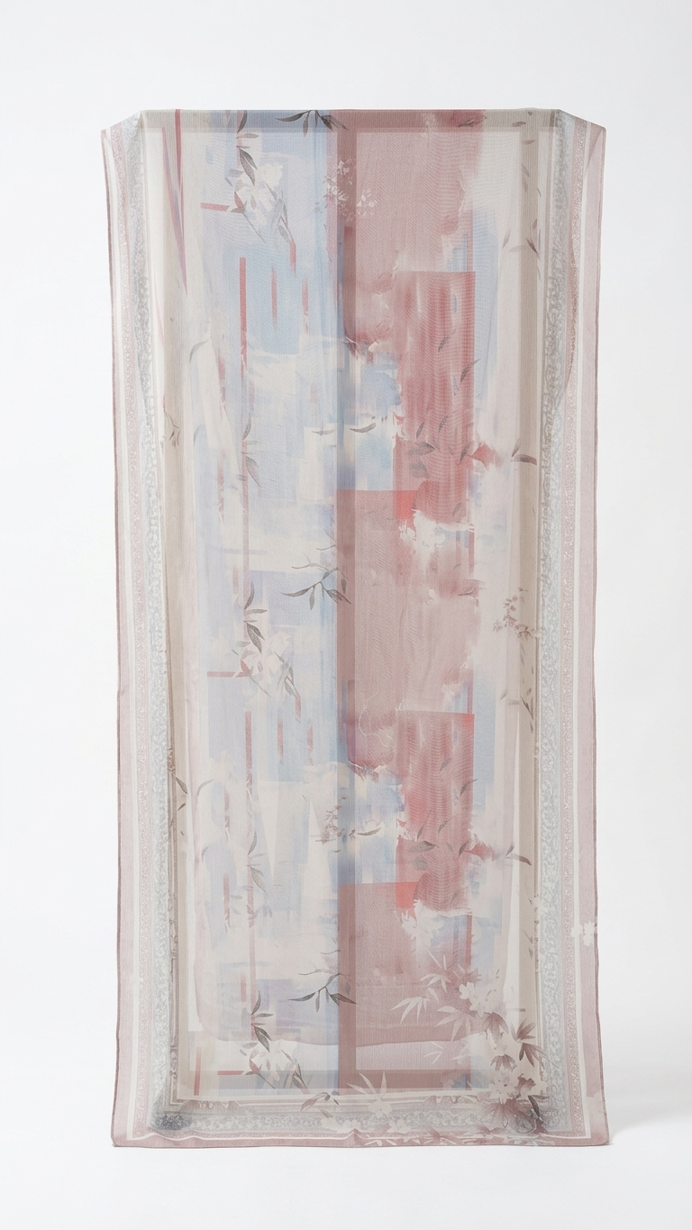 Chiffon Printed Hijab – Pattern D