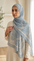 Chiffon Printed Hijab – Pattern E
