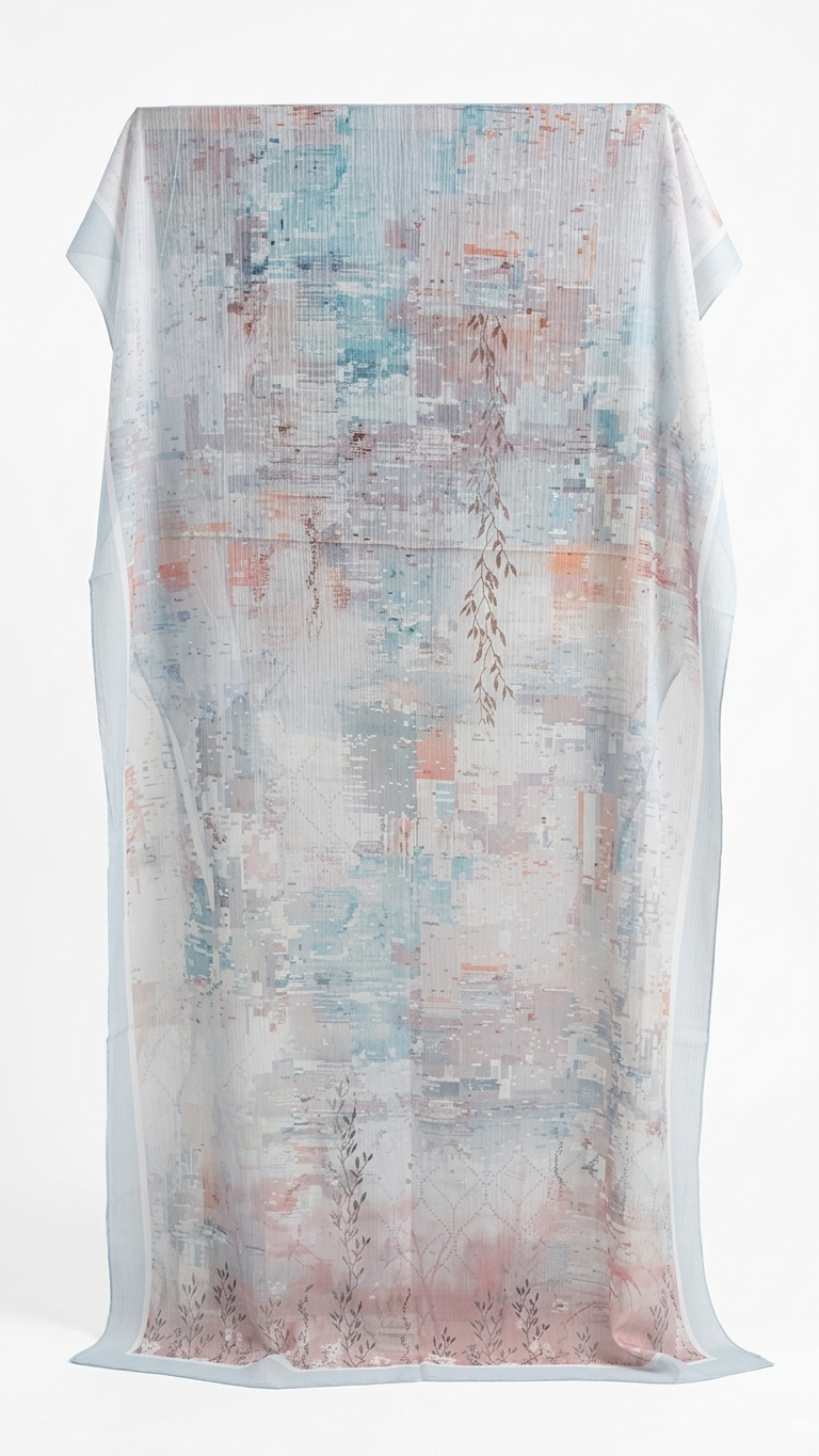 Chiffon Printed Hijab – Pattern F