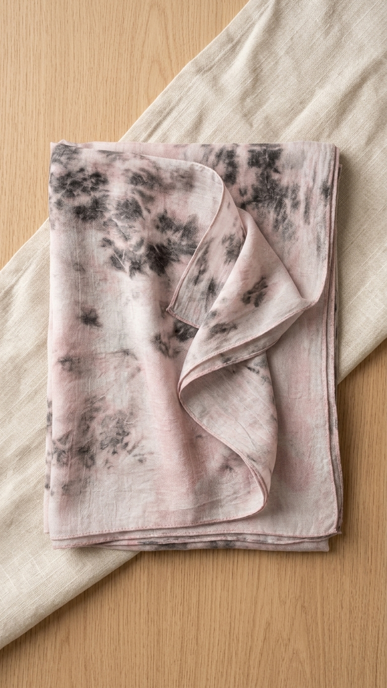 Hijabii Ombre Cotton Hijab S19 Blush Smoke