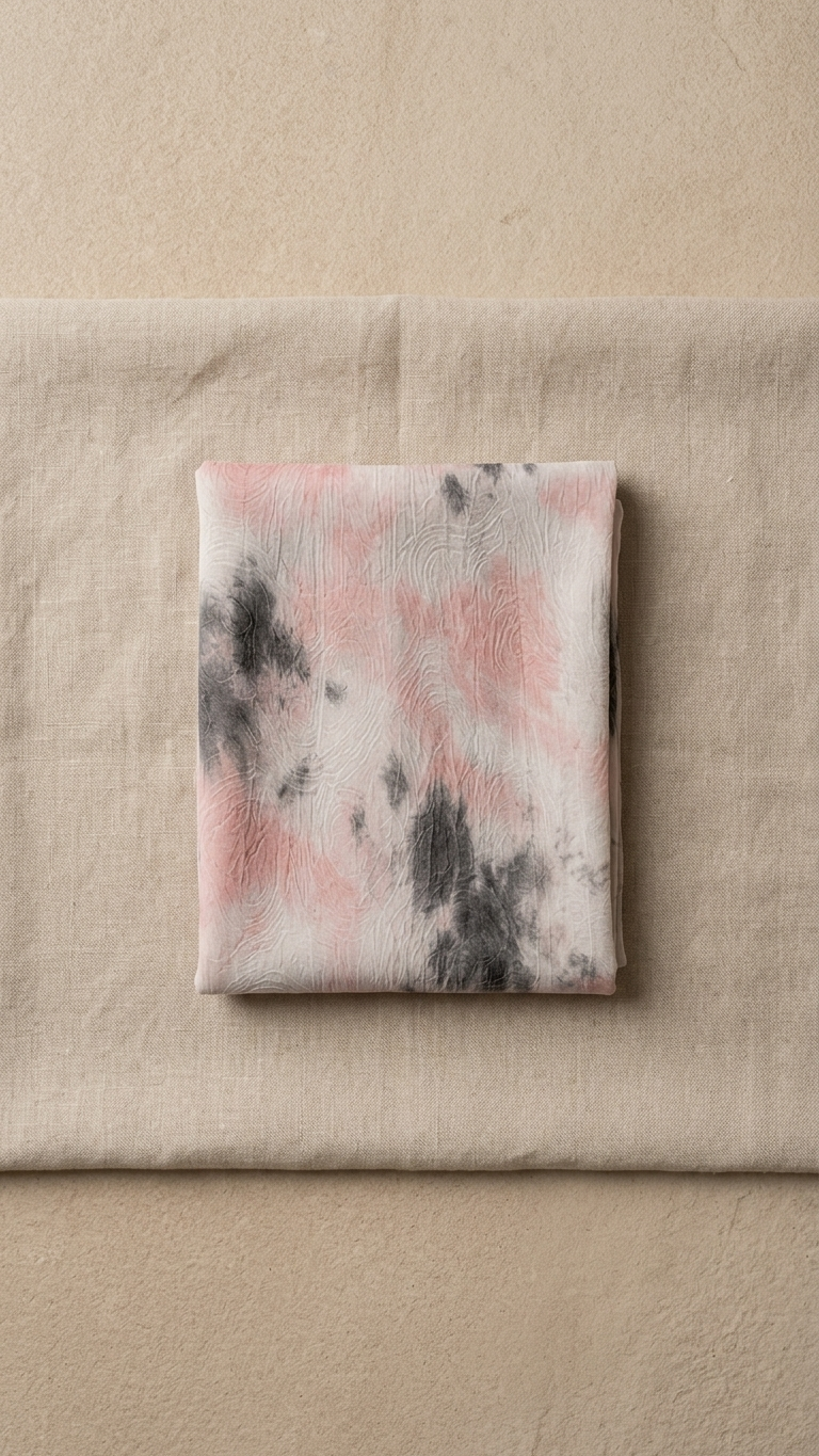 Hijabii Ombre Cotton Hijab S6 Blush Charcoal