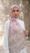 Hijabii Ombre Cotton Hijab S9 Blush Sand – view 2