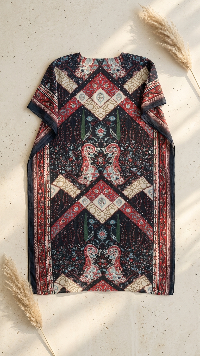 Cotton Printed Hijab – Pattern D
