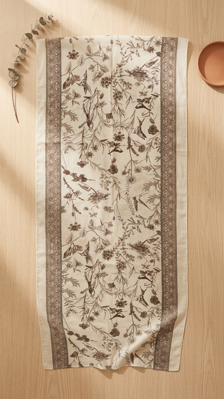 Cotton Printed Hijab – Pattern E