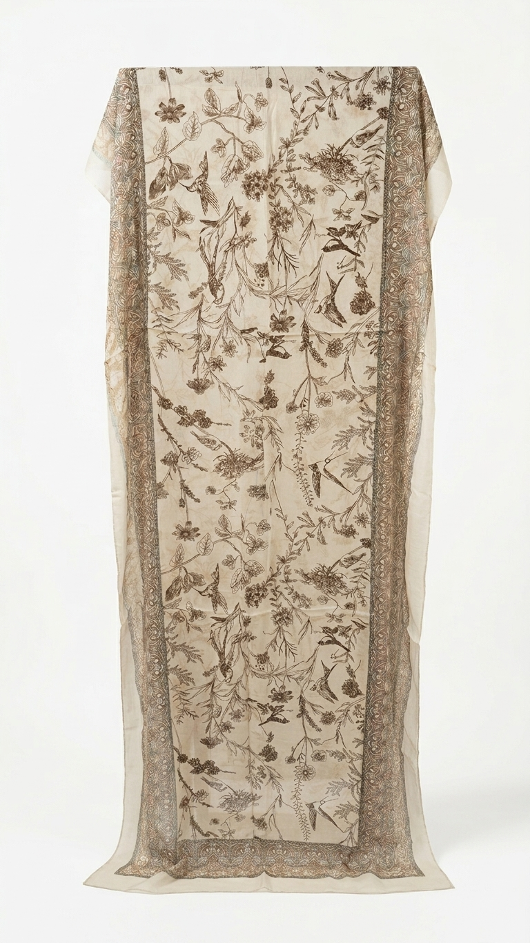 Cotton Printed Hijab – Pattern E