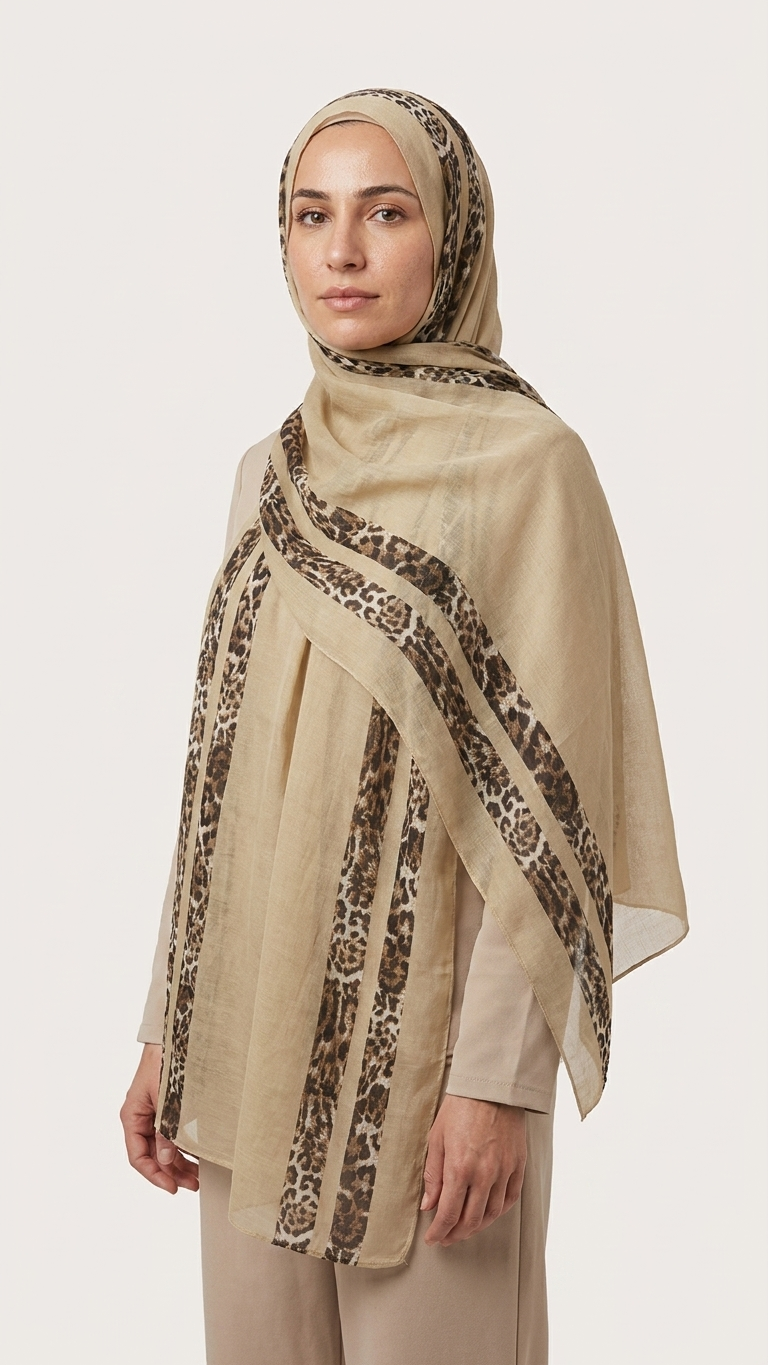 Cotton Printed Hijab – Pattern G