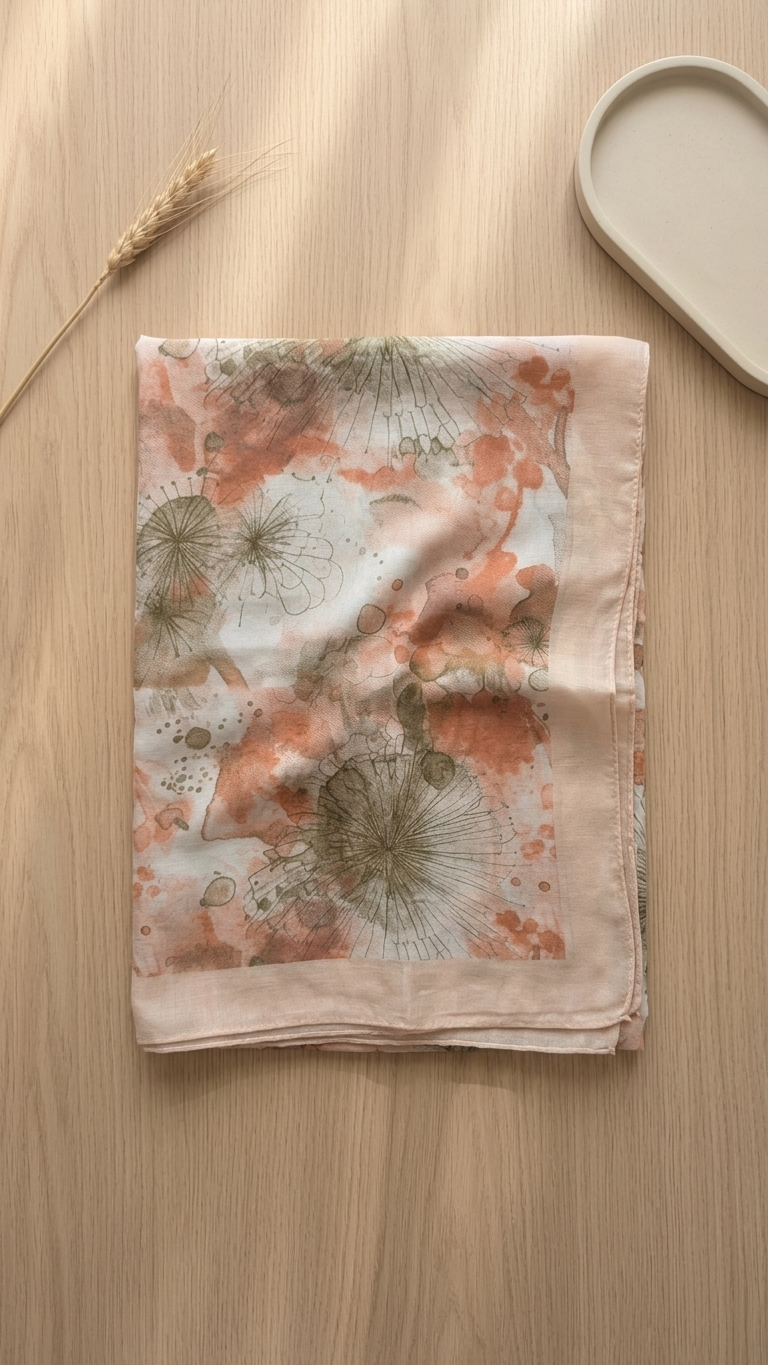 Cotton Printed Hijab – Pattern H