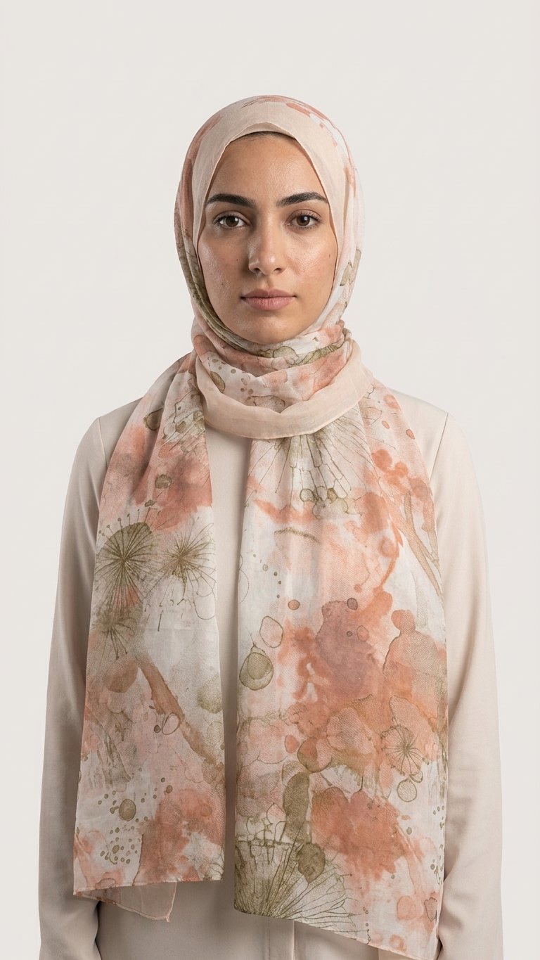 Cotton Printed Hijab – Pattern H
