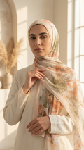 حجاب قطن مطبوع | CP-H