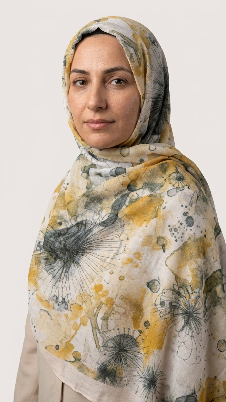 Cotton Printed Hijab | CP-L