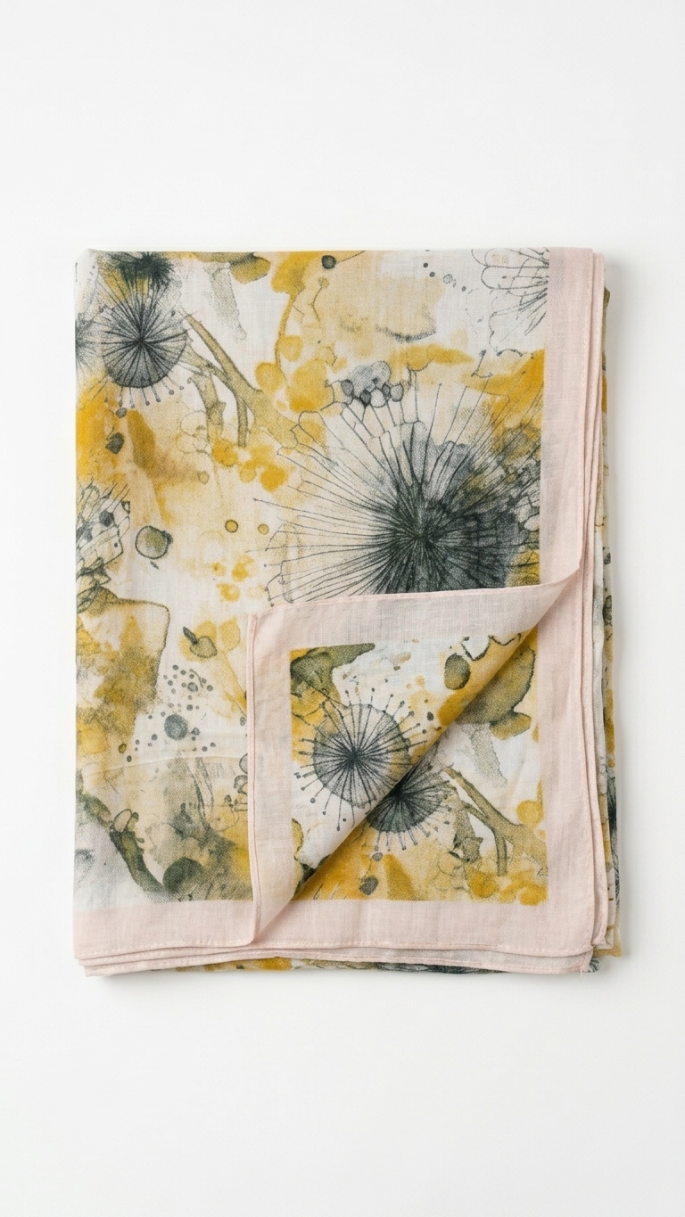 Cotton Printed Hijab – Pattern L