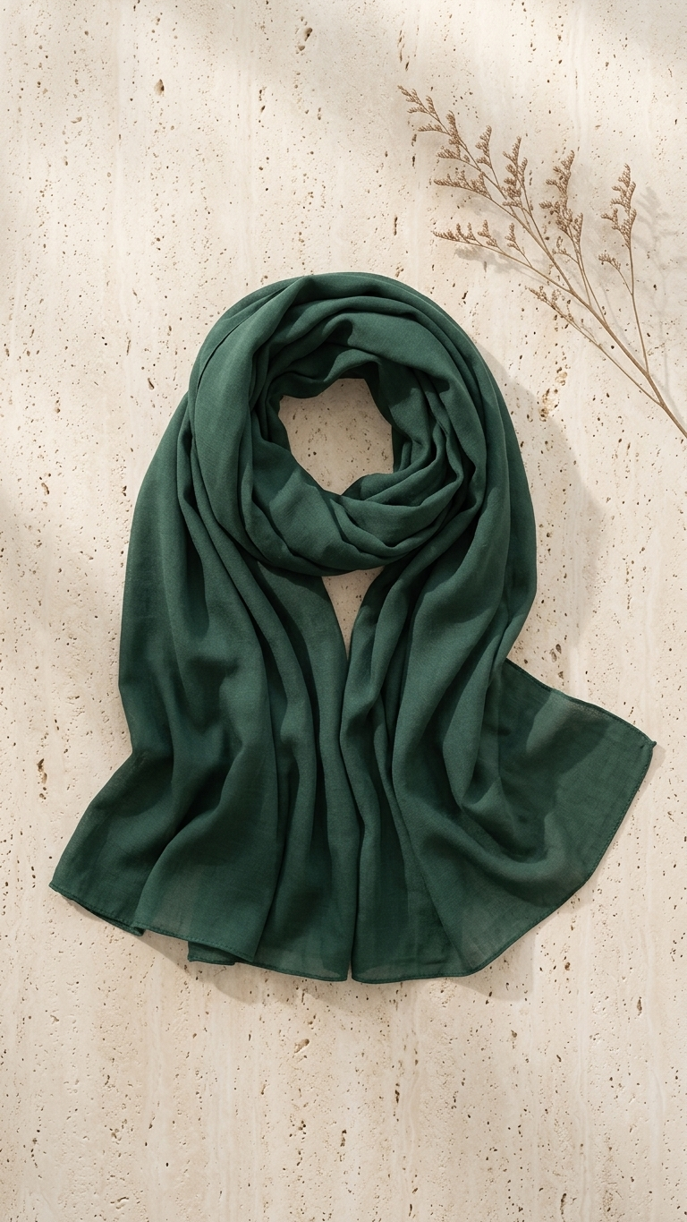 Modal Hijab Dark Green | MD-DG