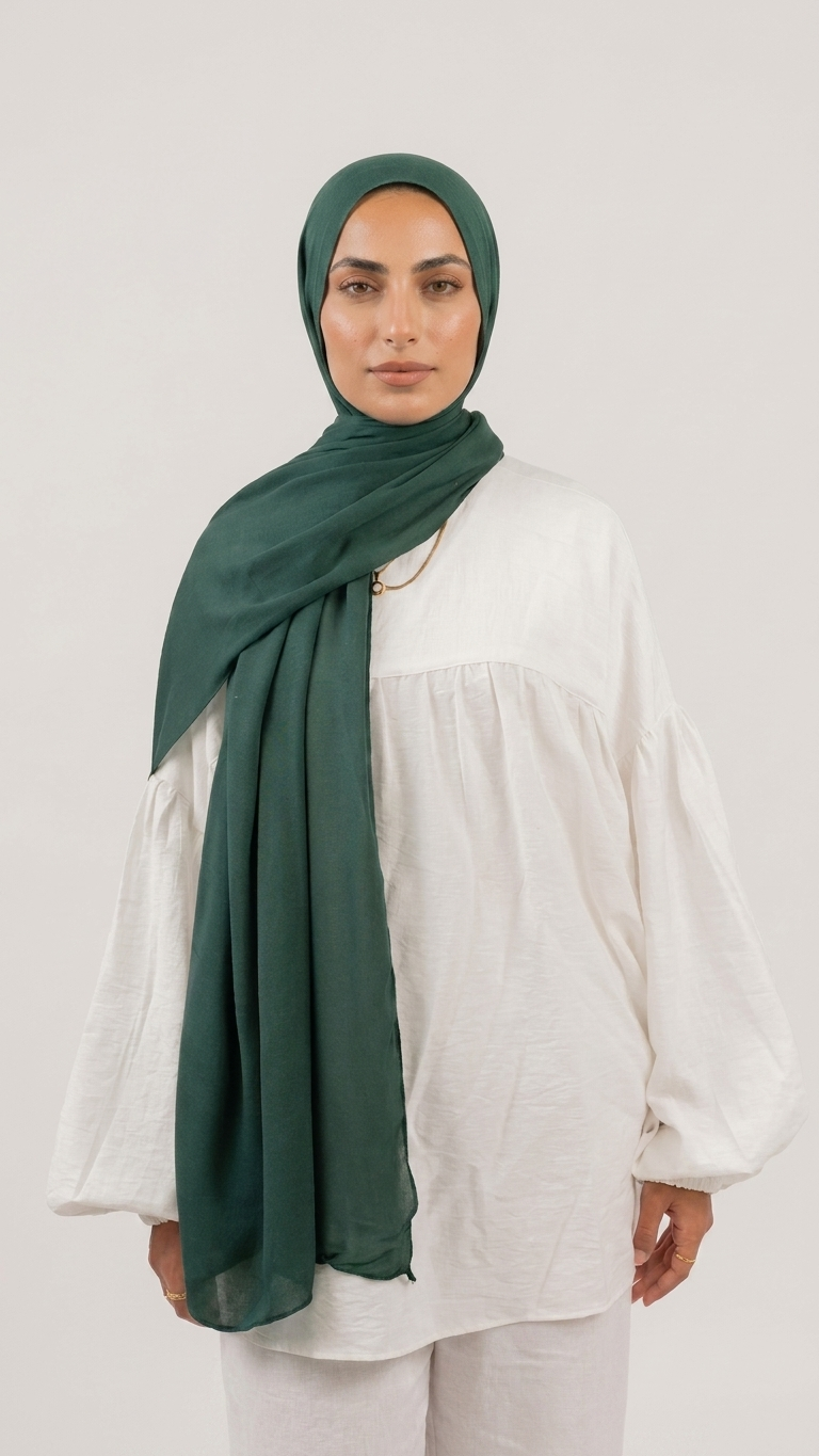 Modal Hijab Dark Green | MD-DG