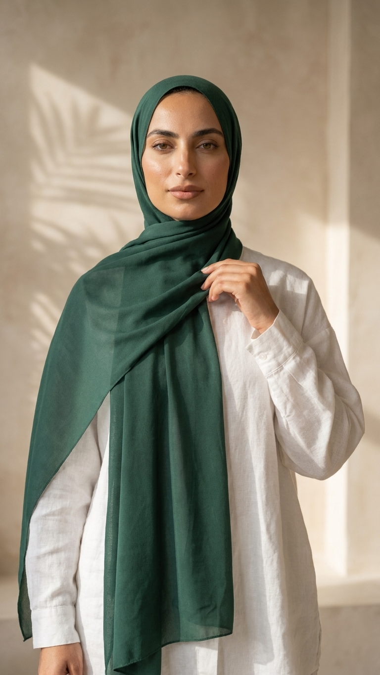 Modal Hijab Dark Green | MD-DG