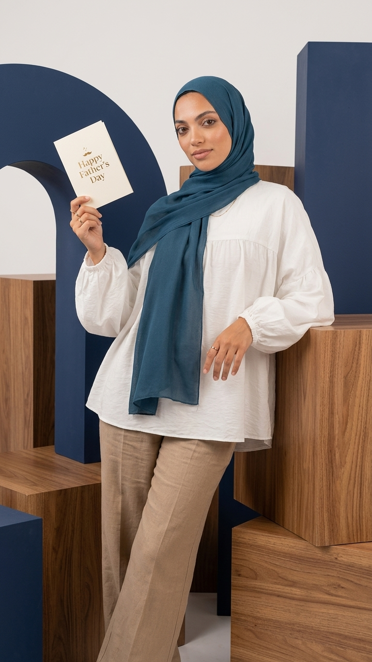 Modal Hijab Dark Teal | MD-DT