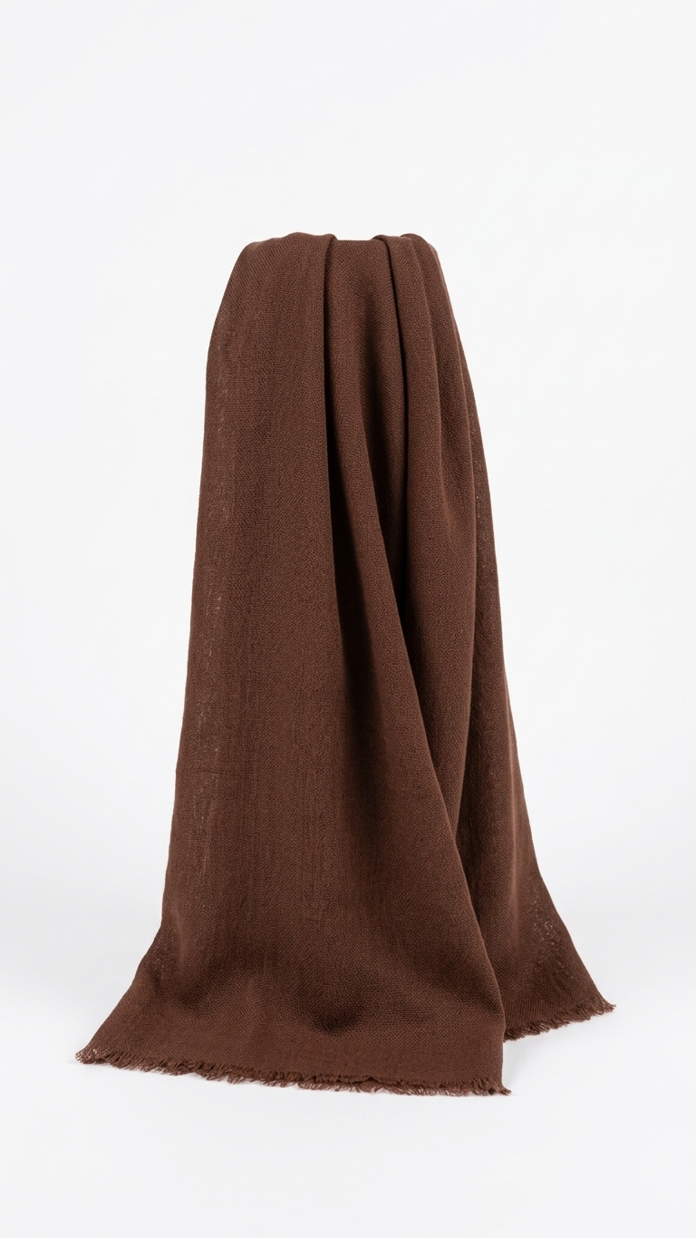 Modal Sponge Hijab in Cherry Wood - view 5