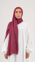 Modal Sponge Hijab in Cherry Red - view 1