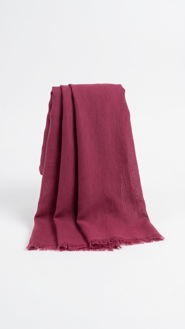 Modal Sponge Hijab in Cherry Red - view 4