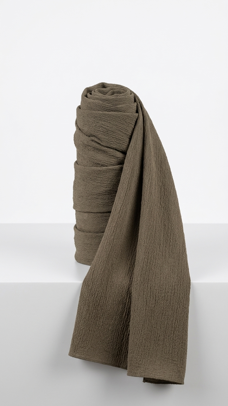 Modal Sponge Hijab in Dark Olive - view 3