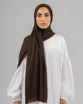 Hijabii Modal Sponge Hijab in Mocha