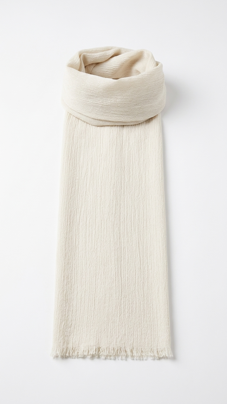 Modal Sponge Hijab in Pearl - view 5