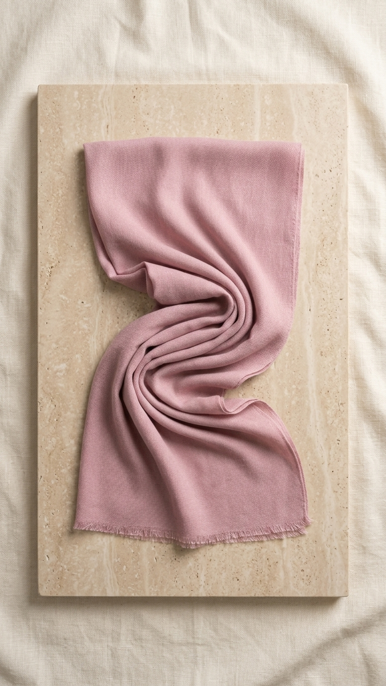 Modal Sponge Hijab in Powder Pink - view 3