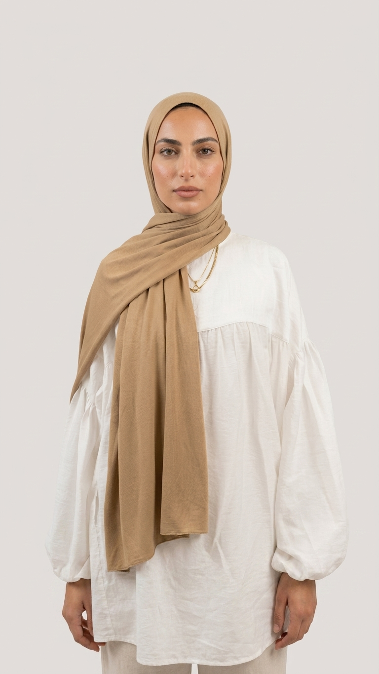 Modal Hijab Camel Brown | MD-CB