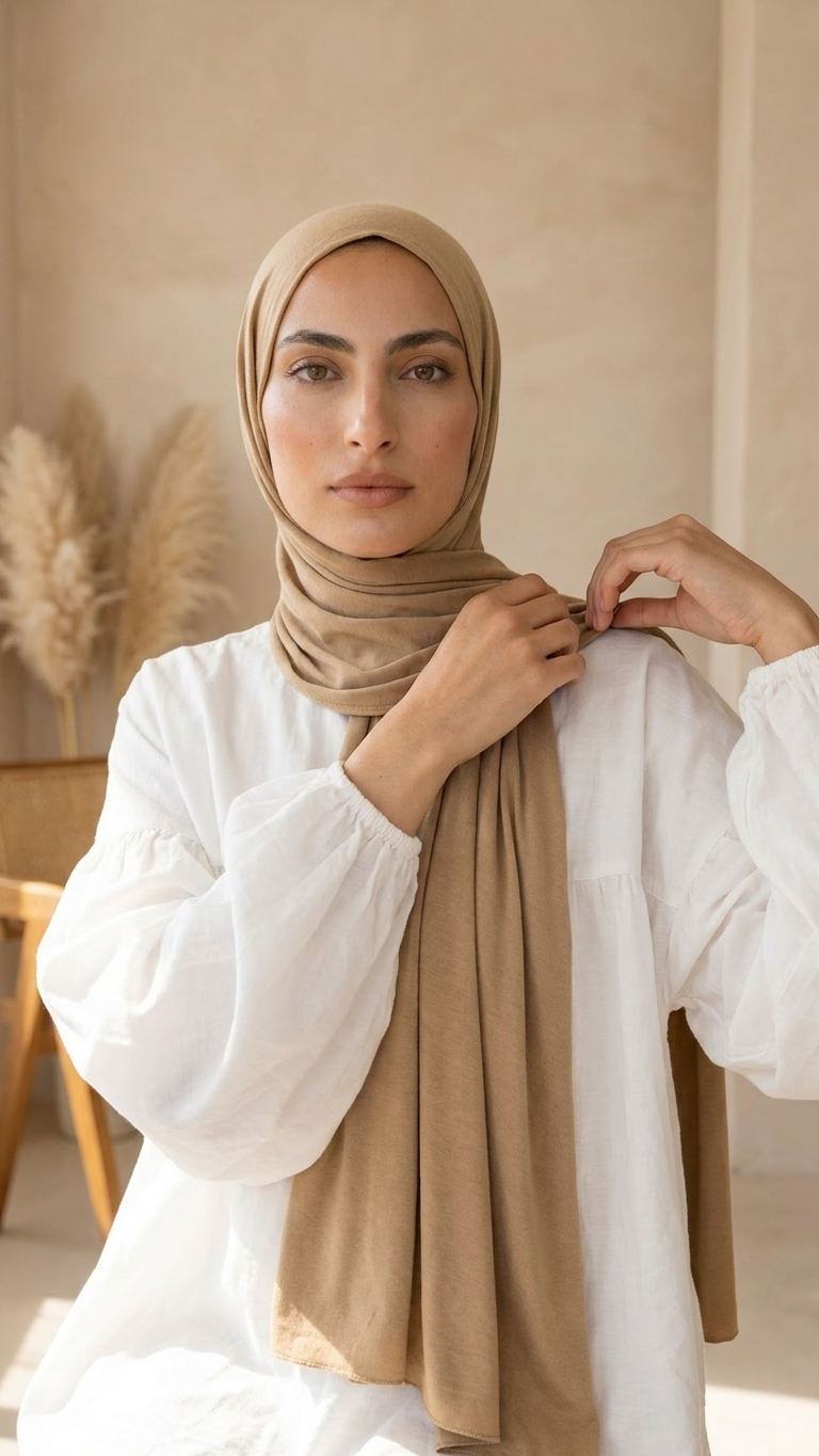 Modal Hijab Camel Brown | MD-CB