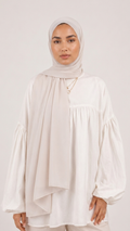 Hijabii Stone plain chiffon hijab