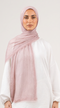 Silk Linen Hijab in Cashmere - view 1