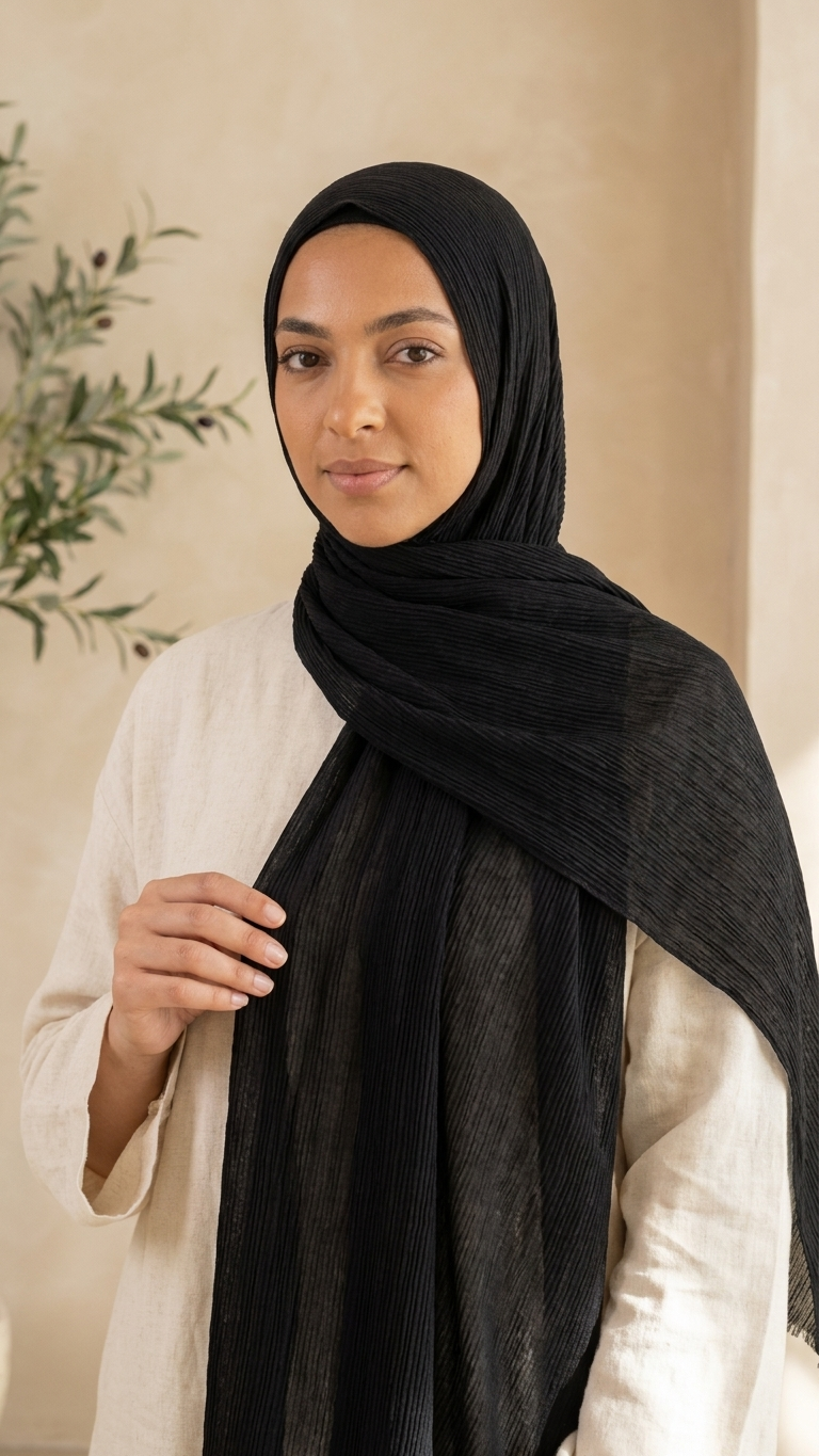 Sponge Hijab Black | SP-BK