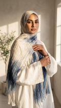 Hijabii Gradient Crinkle Chiffon Hijab – Style 2