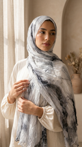 Hijabii Gradient Crinkle Chiffon Hijab – Style 9